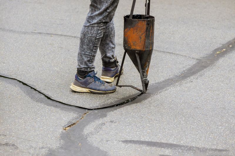 Driveway Crack Filling